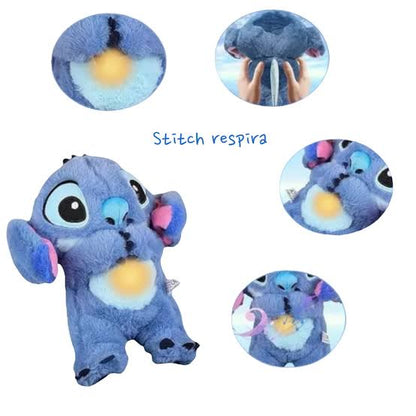 Peluche stitch anti estrés que respira relajante